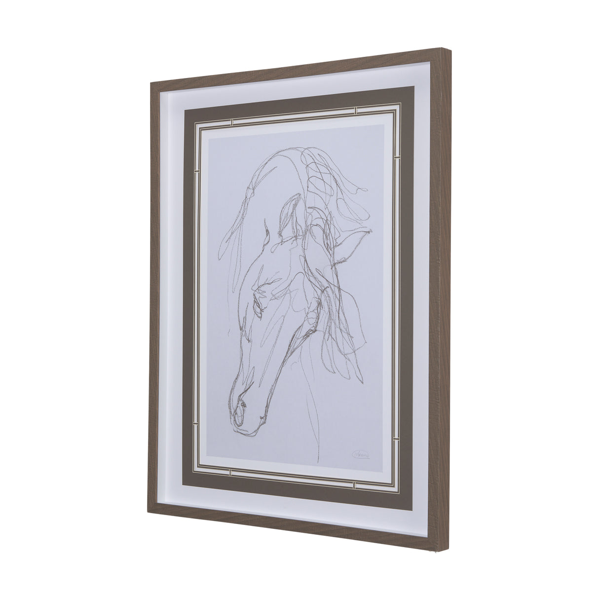 Andalusian I by Mercana Studio a Hand Embellished Textured Framed Art Print Matted under Glass from Mercana - Luna Furniture