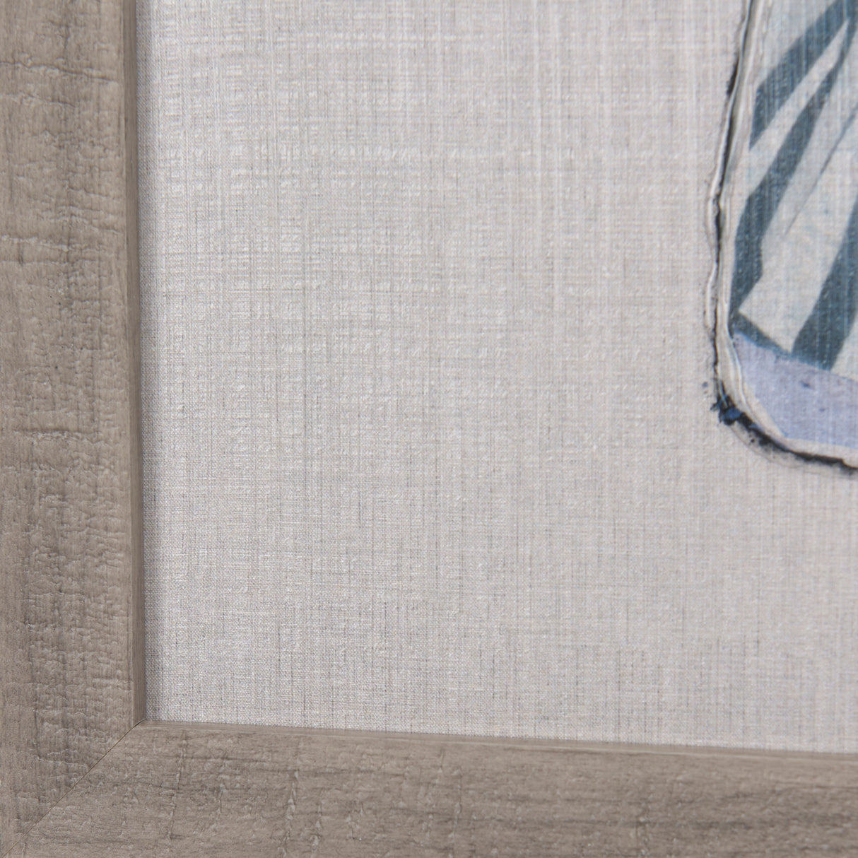Moth Blue I by Mercana Studio a Hand Embellished Textured Framed Art Print from Mercana - Luna Furniture