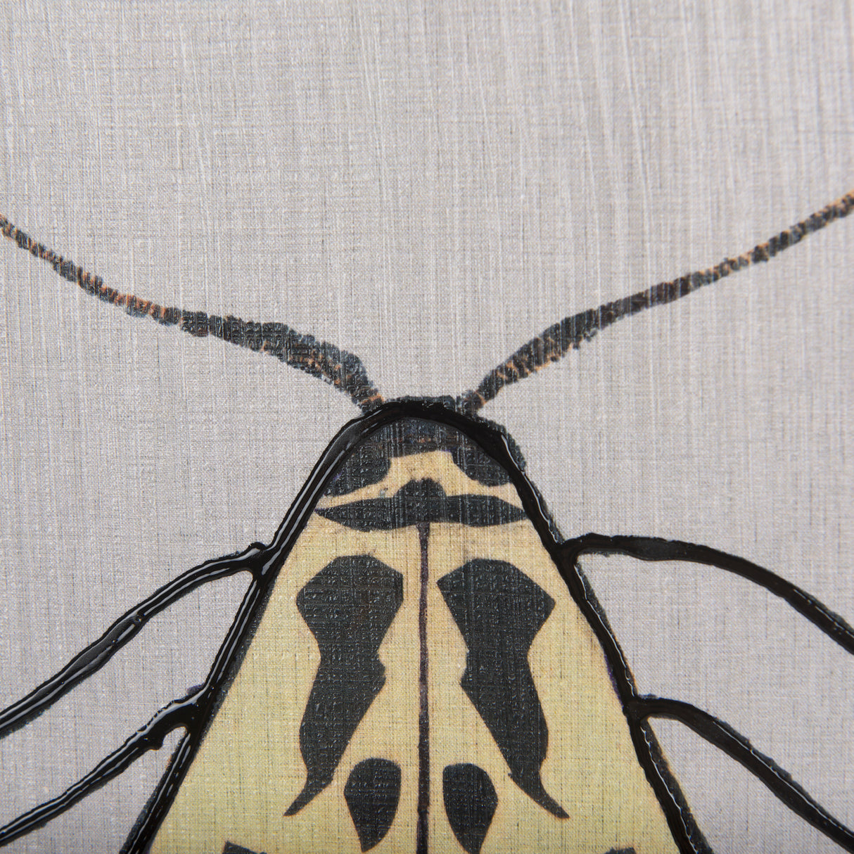 Moth III by Mercana Studio a Hand Embellished Textured Framed Art Print from Mercana - Luna Furniture