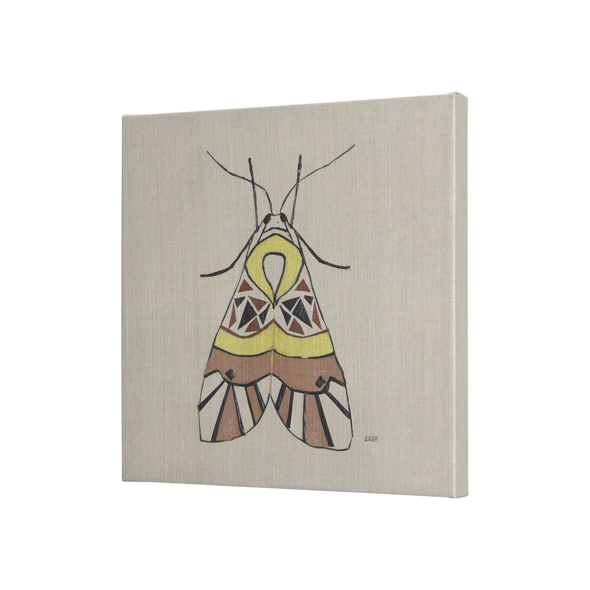 Moth II by Mercana Studio a Hand Embellished Textured Canvas from Mercana - Luna Furniture