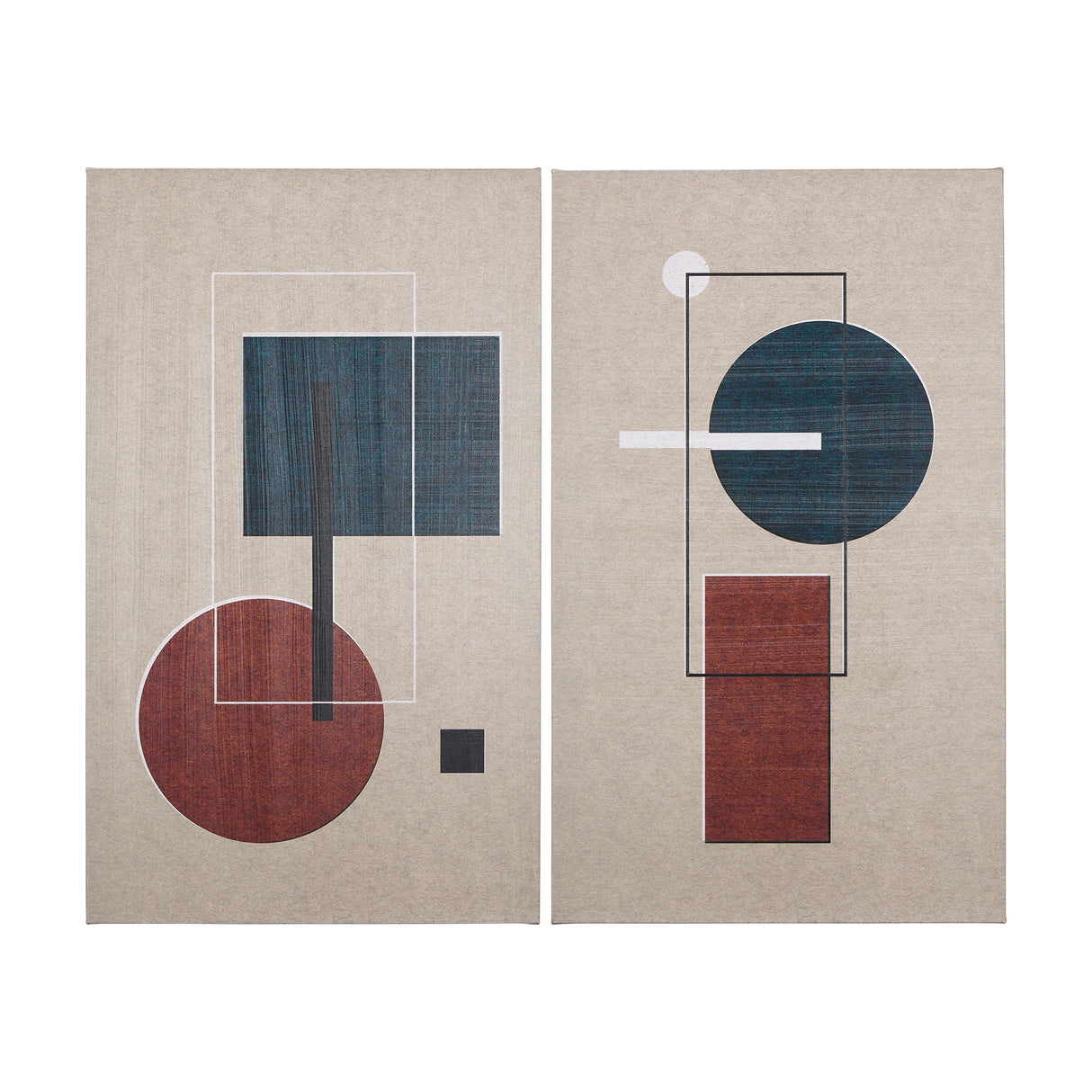 Variants I by Mercana Studio a Hand Embellished Textured Canvas from Mercana - Luna Furniture