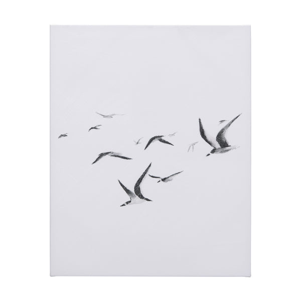 Fly Away I by Mercana Studio a Hand Embellished Textured Canvas