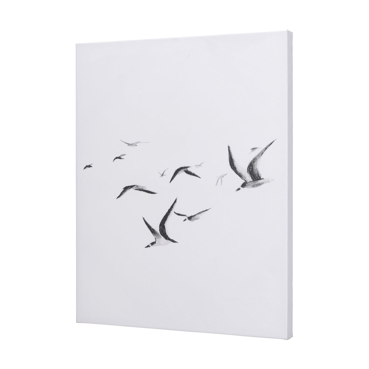 Fly Away I by Mercana Studio a Hand Embellished Textured Canvas from Mercana - Luna Furniture