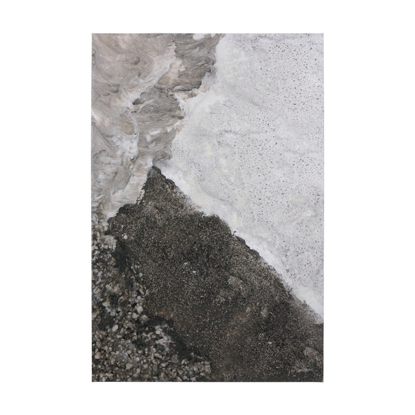 Mudslide IV by Mercana Studio a Hand Embellished Textured Canvas