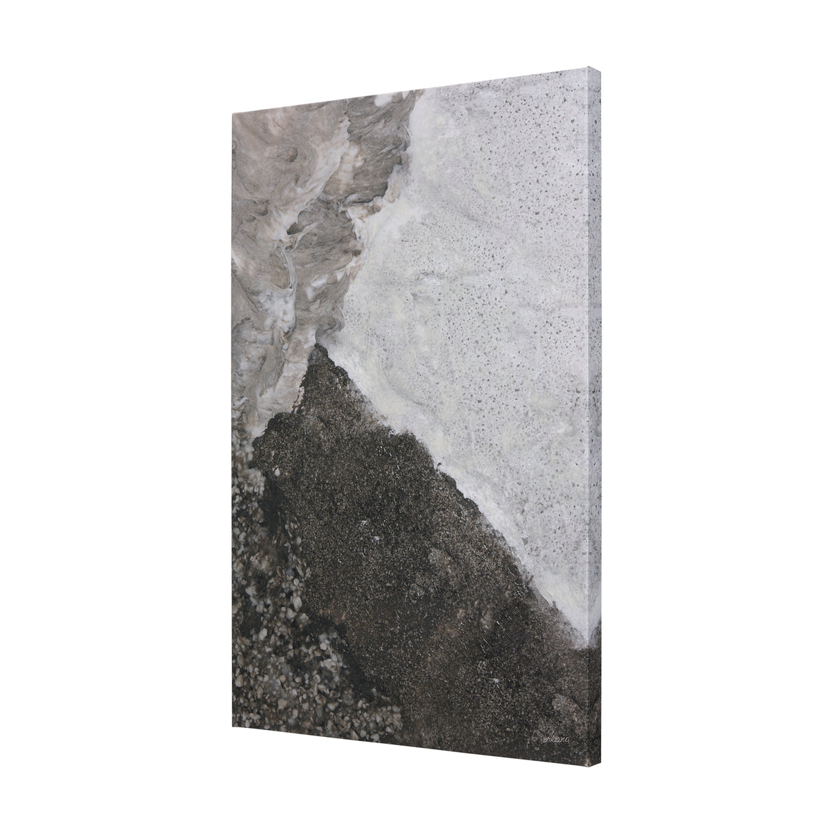 Mudslide IV by Mercana Studio a Hand Embellished Textured Canvas from Mercana - Luna Furniture