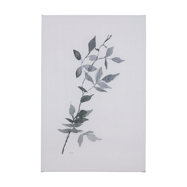Leaf Shadow I by Mercana Studio a Hand Embellished Textured Canvas