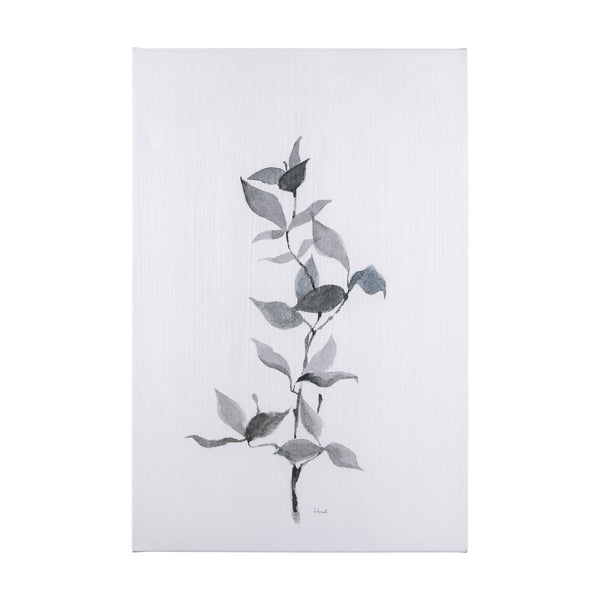 Leaf Shadow II by Mercana Studio a Hand Embellished Textured Canvas