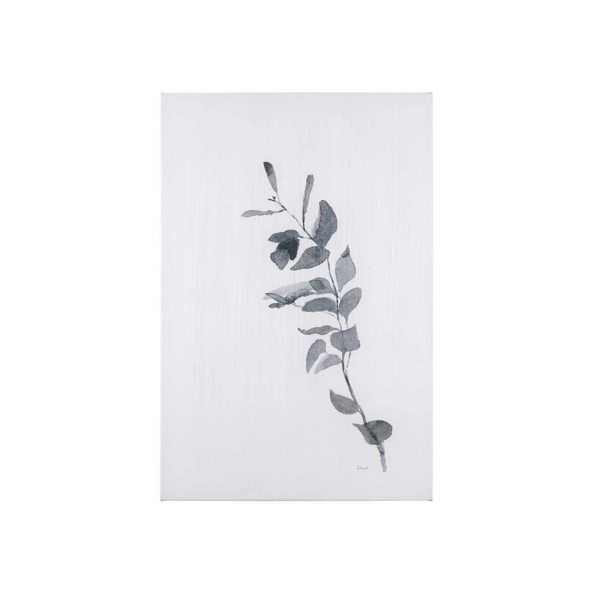 Leaf Shadow III by Mercana Studio a Hand Embellished Textured Canvas from Mercana - Luna Furniture