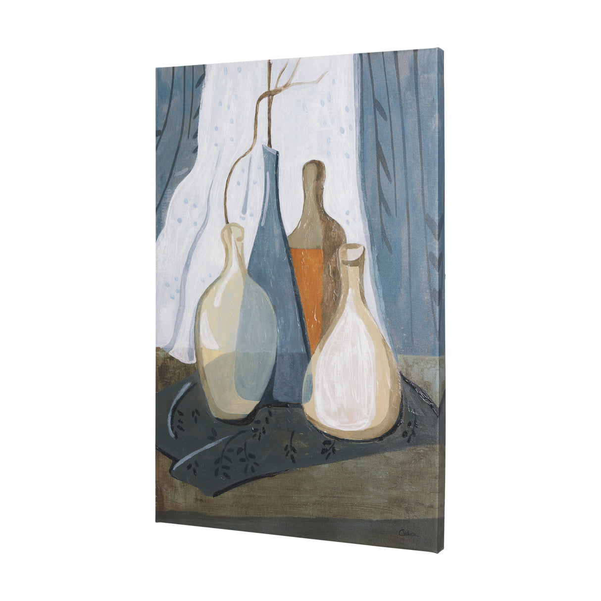 Still life III by Mercana Studio a Hand Embellished Textured Canvas from Mercana - Luna Furniture