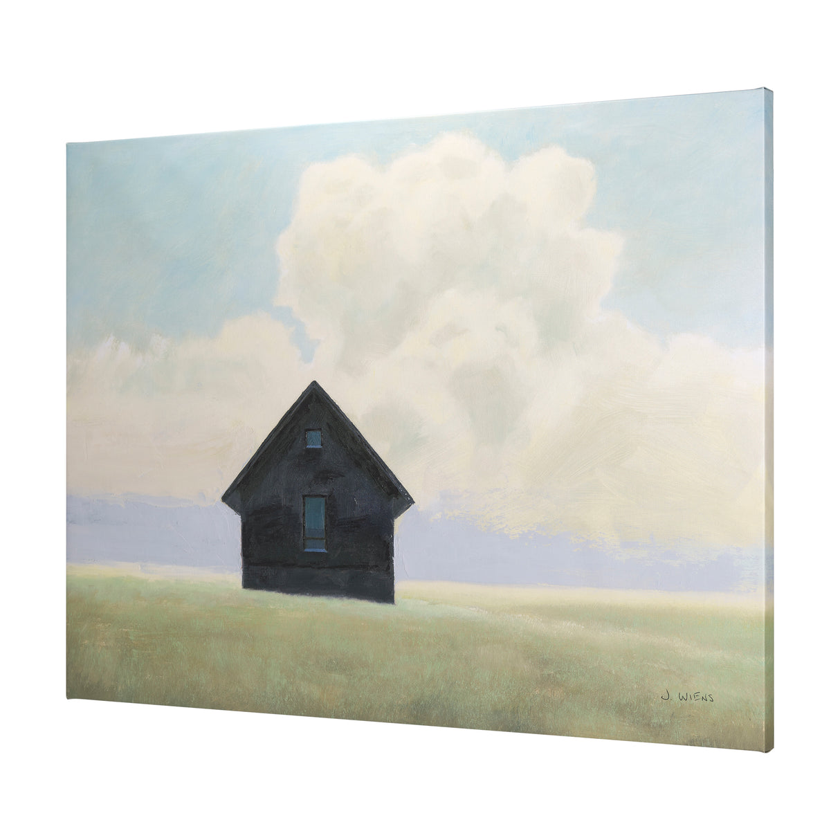 Lonely Landscape I by Mercana Studio a Hand Embellished Textured Canvas from Mercana - Luna Furniture