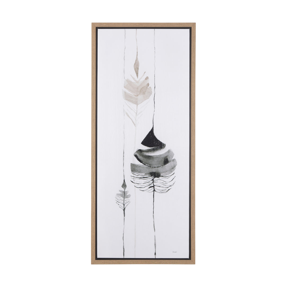 Rain of Leaf I by Mercana Studio a Hand Embellished Textured Framed Canvas from Mercana - Luna Furniture