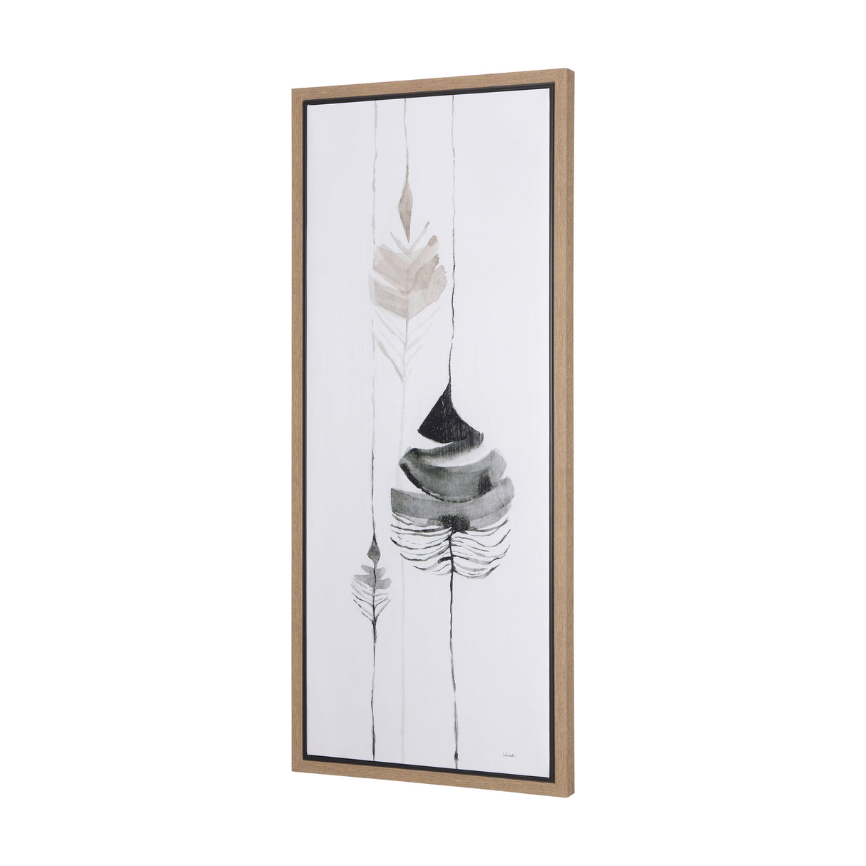 Rain of Leaf I by Mercana Studio a Hand Embellished Textured Framed Canvas from Mercana - Luna Furniture