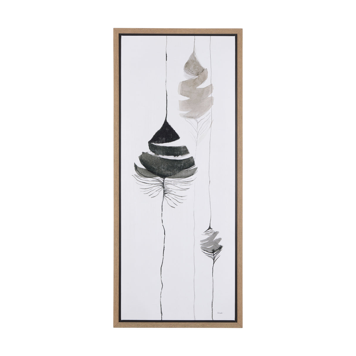 Rain of Leaf II by Mercana Studio a Hand Embellished Textured Framed Canvas from Mercana - Luna Furniture