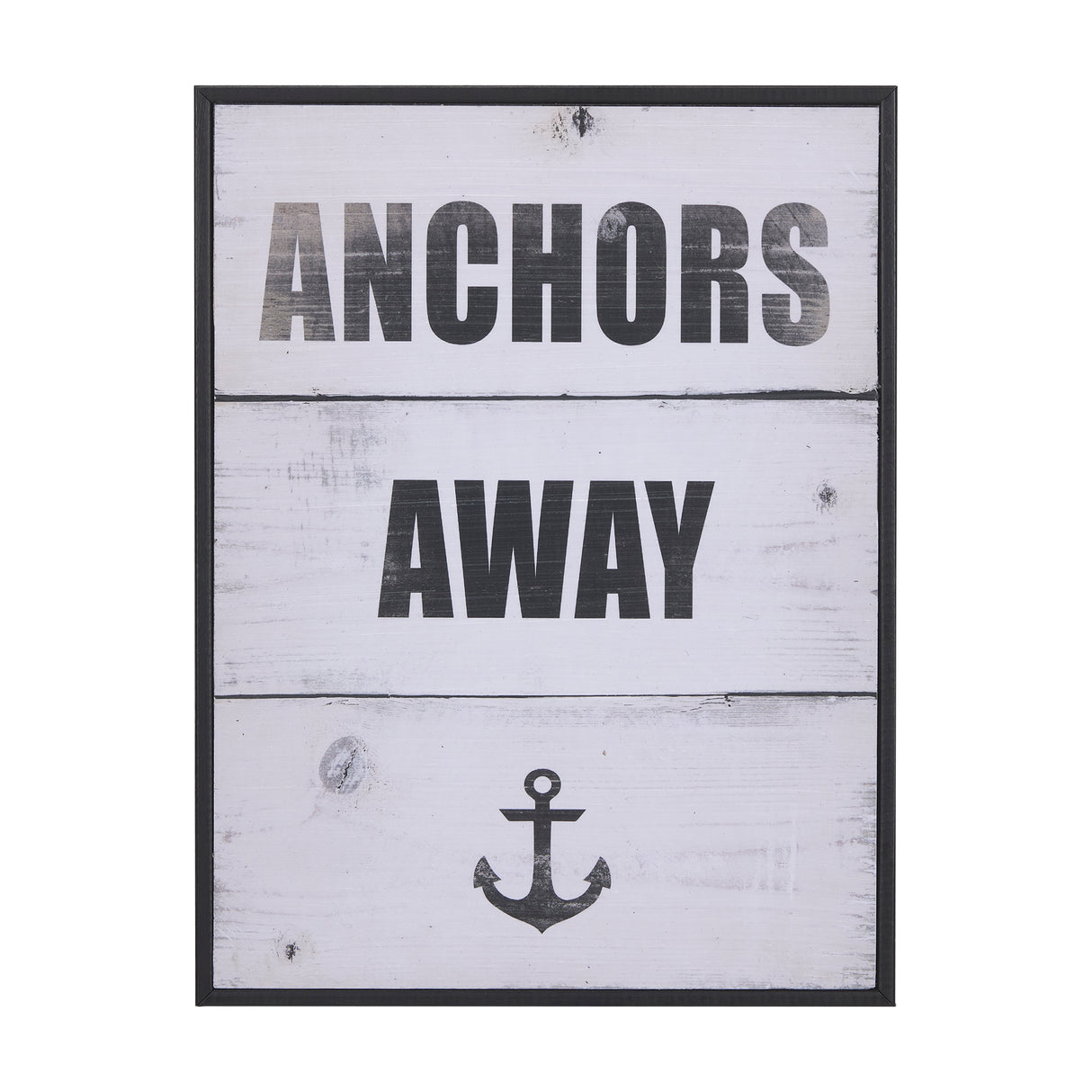 Anchors Away by Mercana Studio a Hand Embellished Textured Framed Art Print from Mercana - Luna Furniture