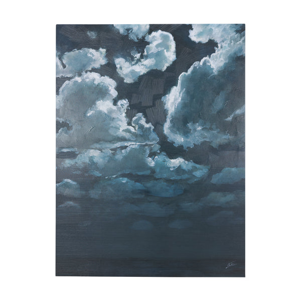 Night cloud II by Mercana Studio a Hand Embellished Textured Canvas