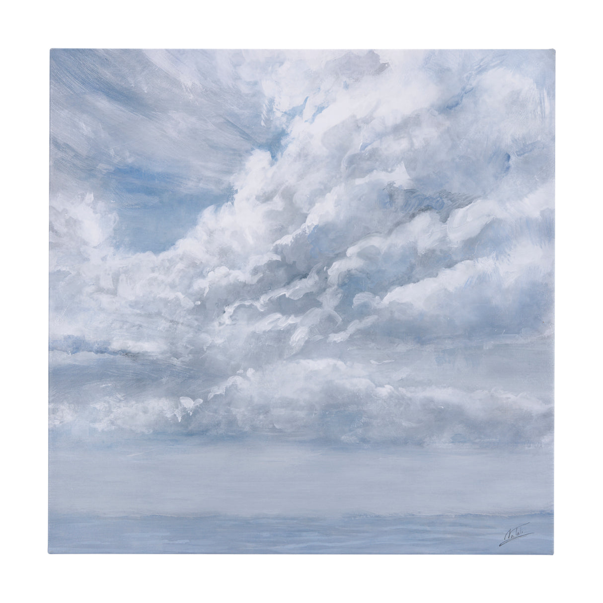 Day Cloud II by Mercana Studio a Hand Embellished Textured Canvas from Mercana - Luna Furniture