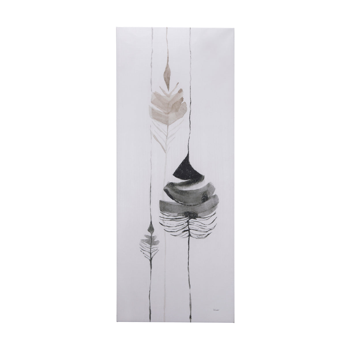 Rain of Leaf I by Mercana Studio a Hand Embellished Textured Canvas from Mercana - Luna Furniture