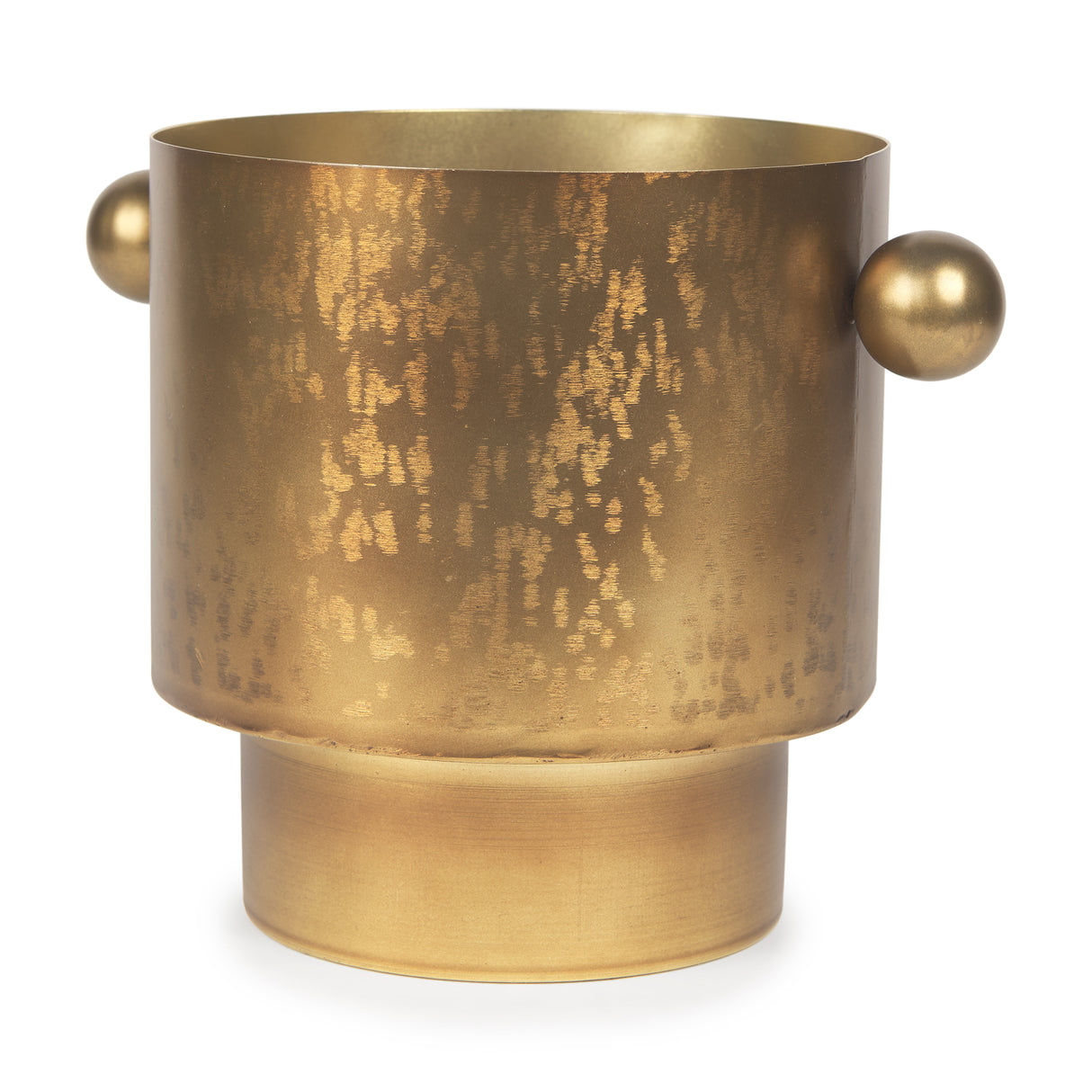 Juno 8.5H Large Gold Iron Vase from Mercana - Luna Furniture