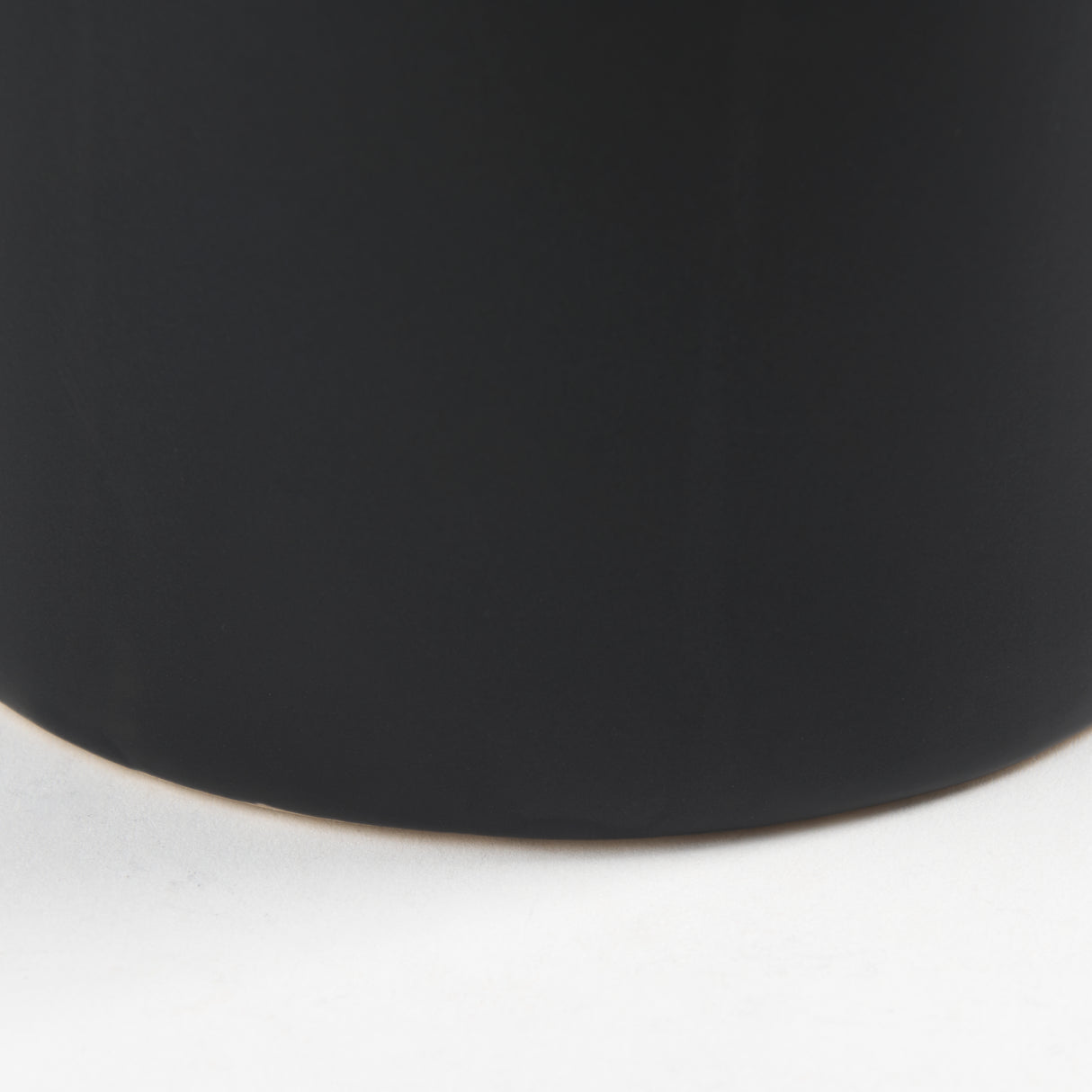 Burton 14.2H Medium Matte Black Ceramic Jug Vase from Mercana - Luna Furniture