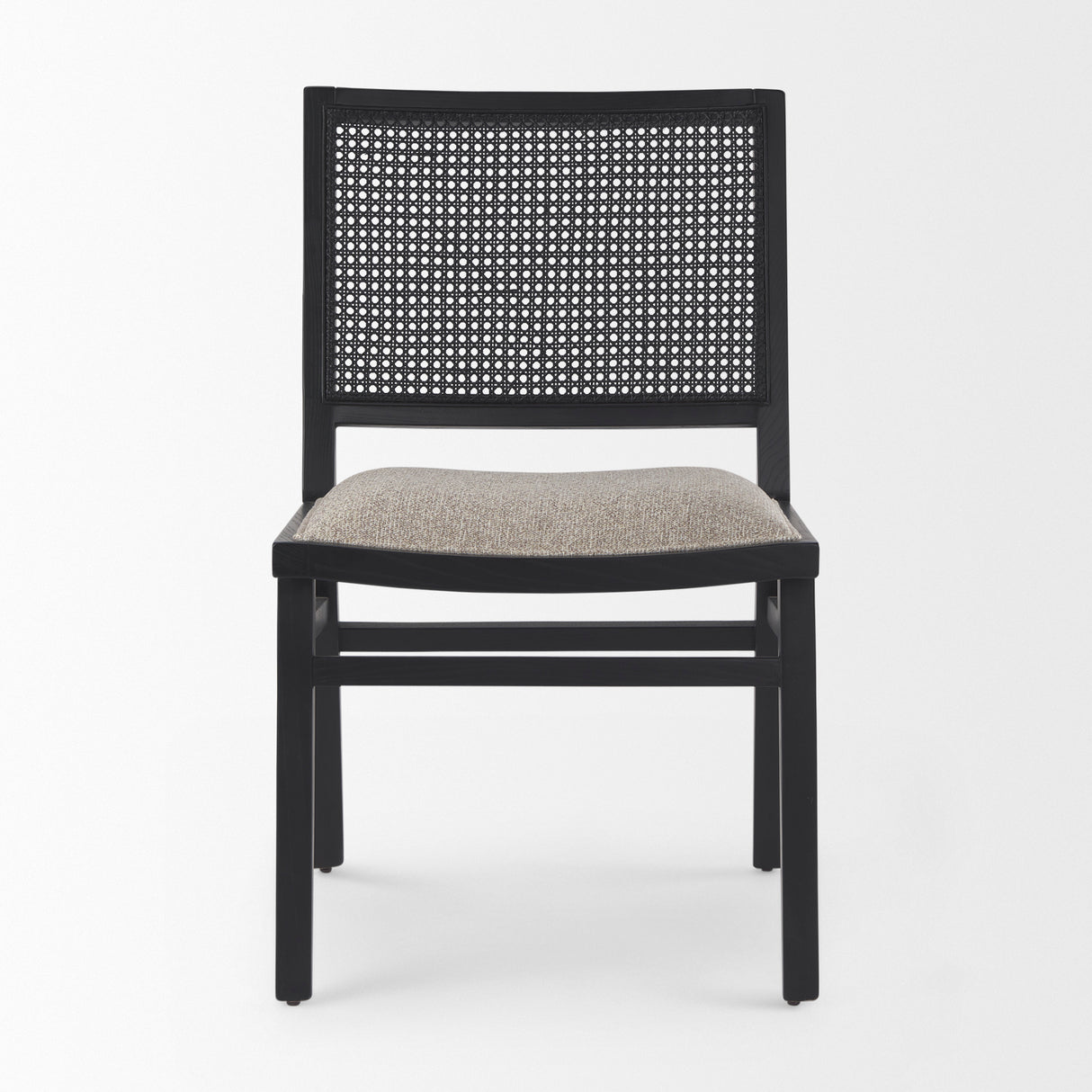 Wynn 20.5L x 24.6W x 34.1H Beige Fabric W/Black Wood Dining Chair, Set of 2 from Mercana - Luna Furniture