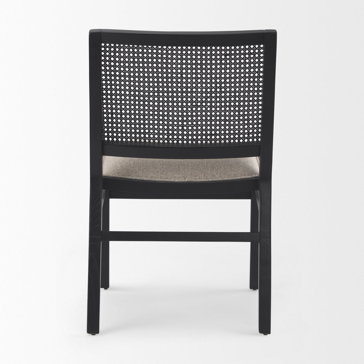 Wynn 20.5L x 24.6W x 34.1H Beige Fabric W/Black Wood Dining Chair, Set of 2 from Mercana - Luna Furniture