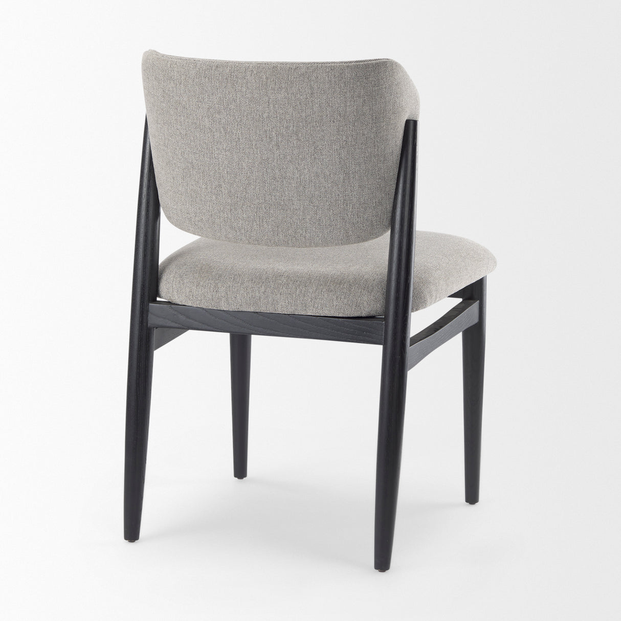 Cline 20.9L x 23.0W x 31.9H Gray Fabric W/Black Wood Dining Chair, Set of 2 from Mercana - Luna Furniture