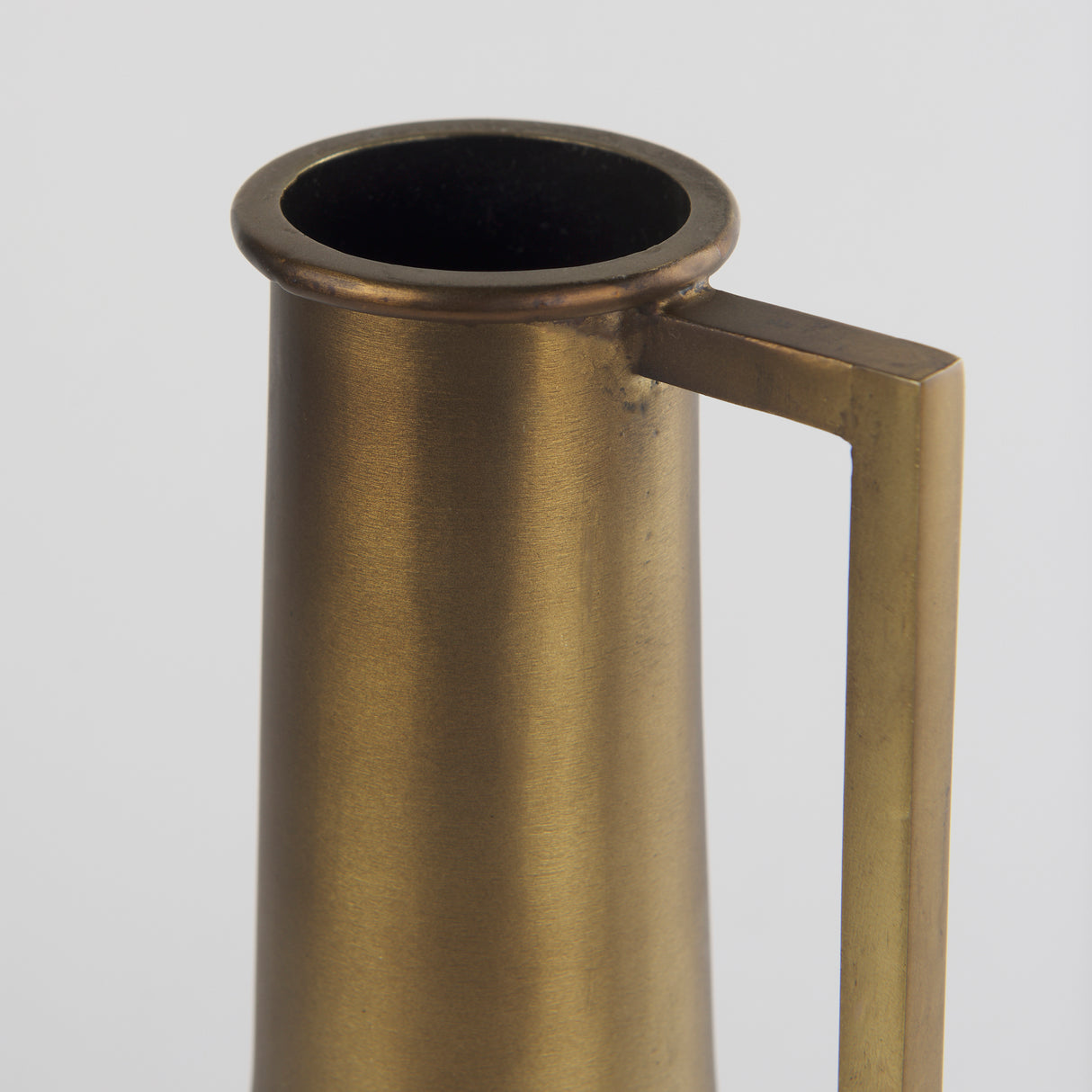 Aubrey Small 14.0H Gold Iron Flower Jug Vase from Mercana - Luna Furniture