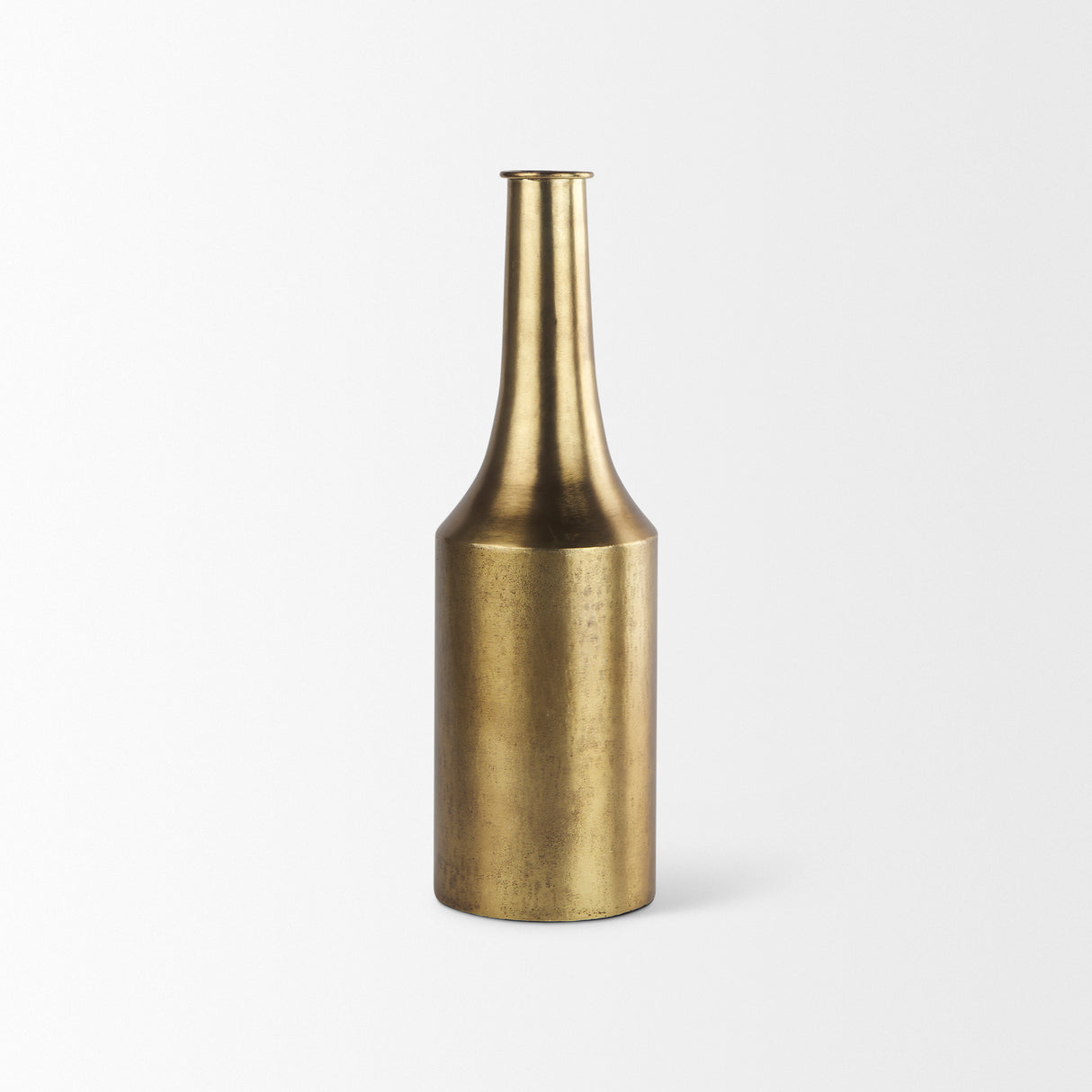 Aubrey Medium 18.0H Gold Iron Jug Vase from Mercana - Luna Furniture