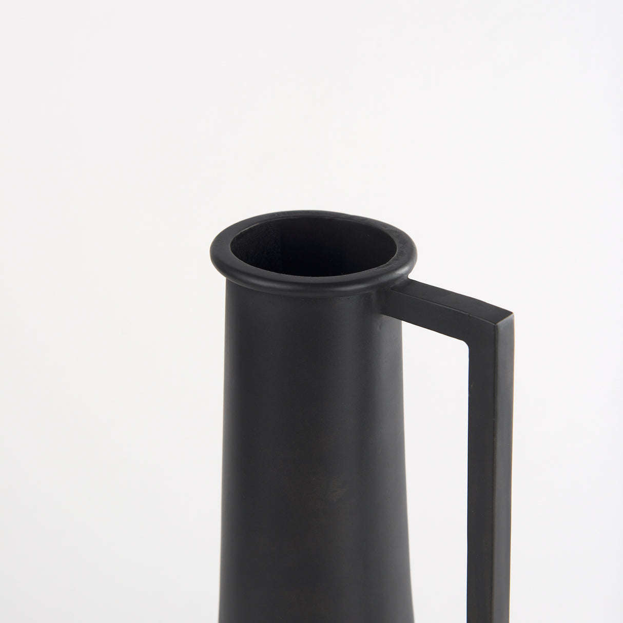 Aubrey Small 14.0H Black Iron Flower Vase from Mercana - Luna Furniture