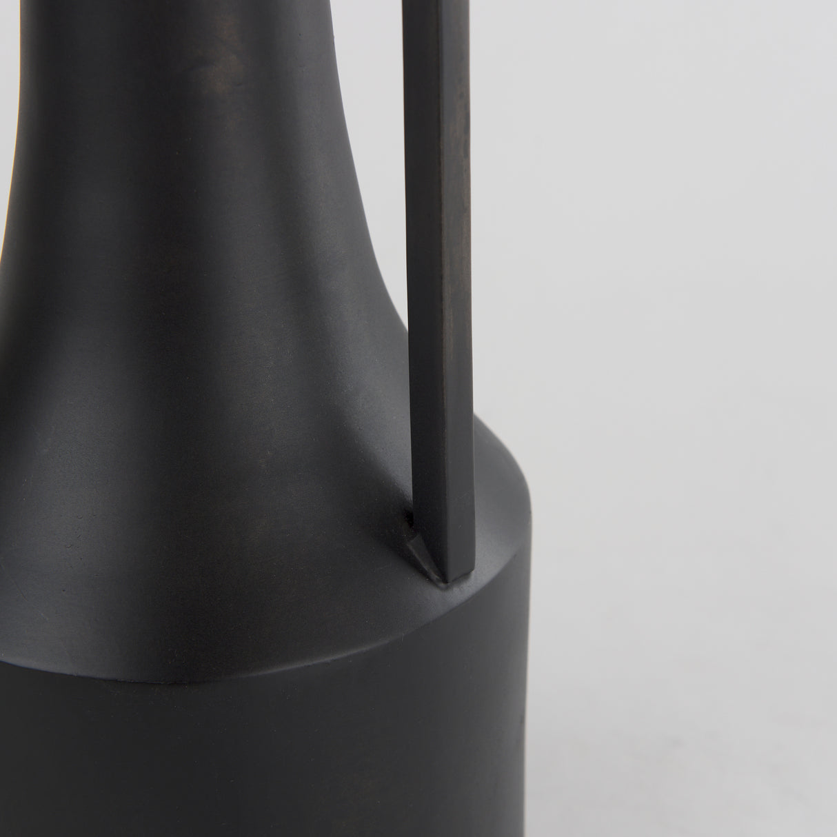 Aubrey Small 14.0H Black Iron Flower Vase from Mercana - Luna Furniture