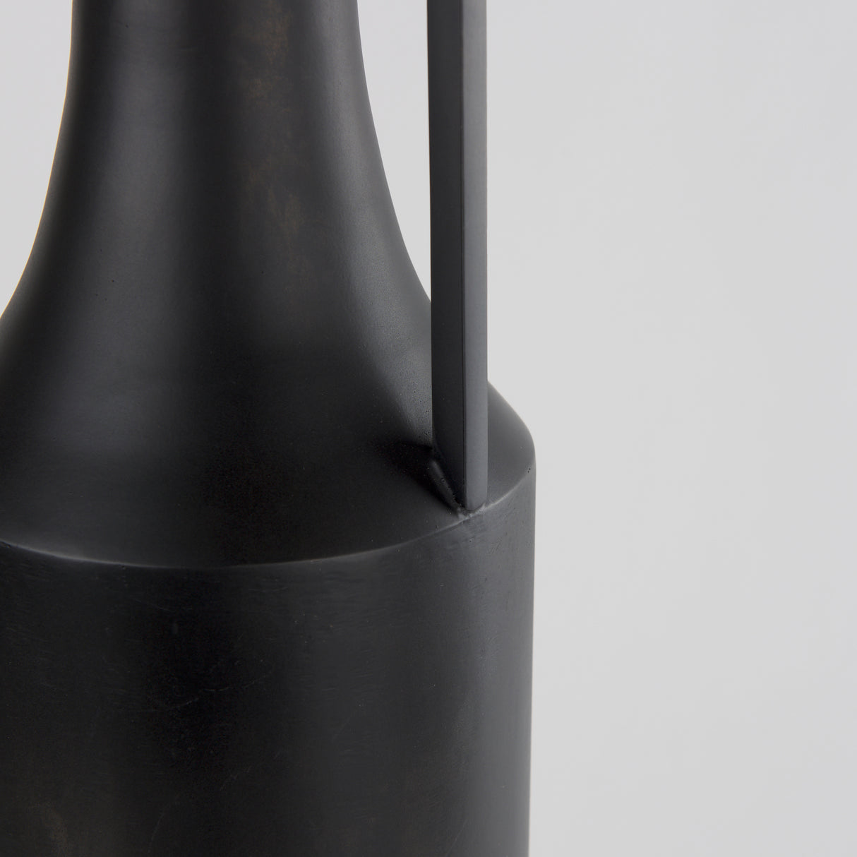 Aubrey Large 24.0H Black Iron Flower Vase from Mercana - Luna Furniture