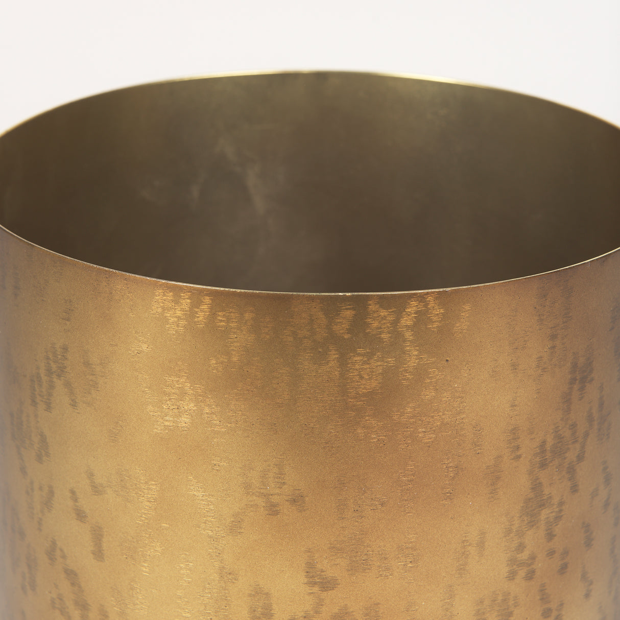 Juno 8.5H Large Gold Iron Vase from Mercana - Luna Furniture