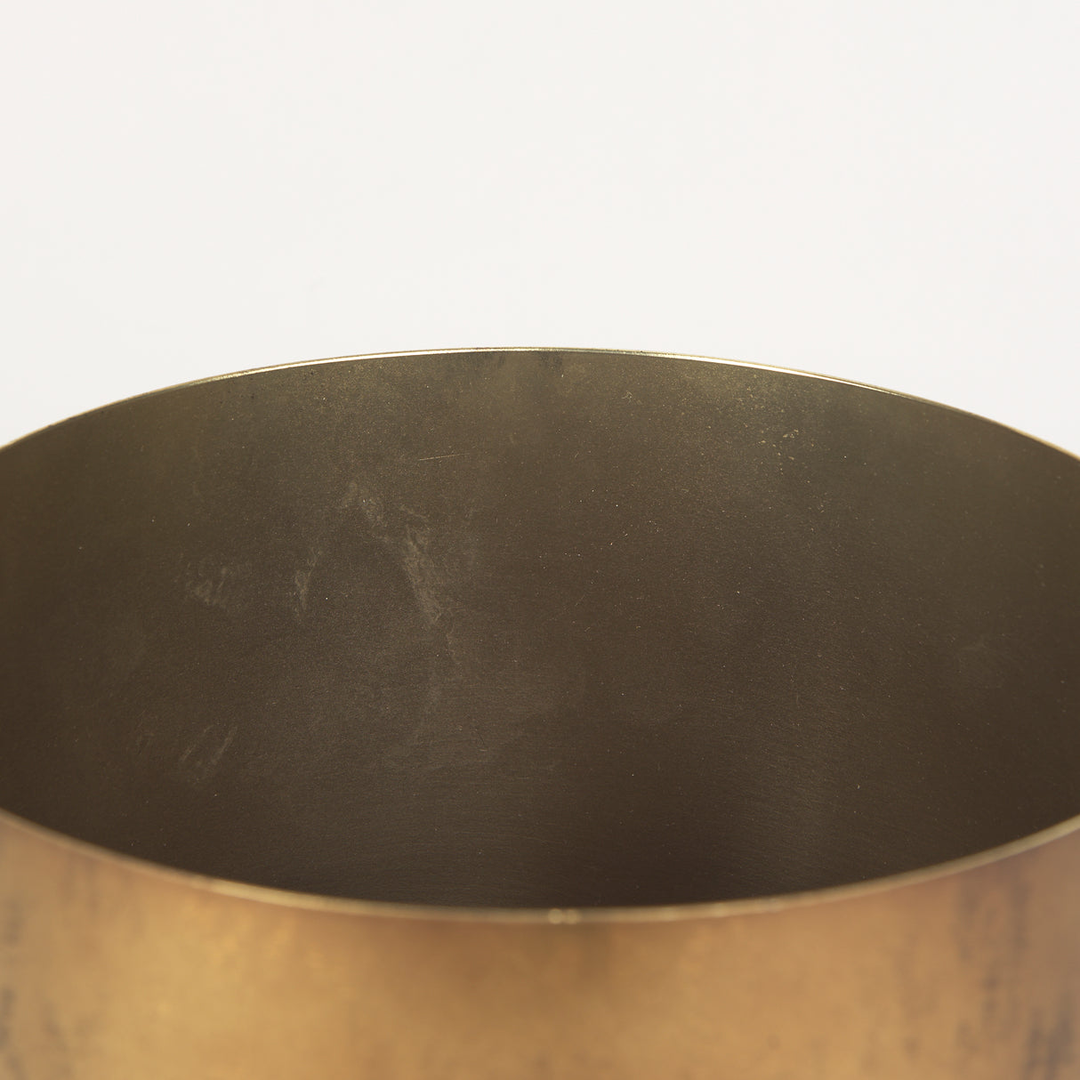 Juno 8.5H Large Gold Iron Vase from Mercana - Luna Furniture
