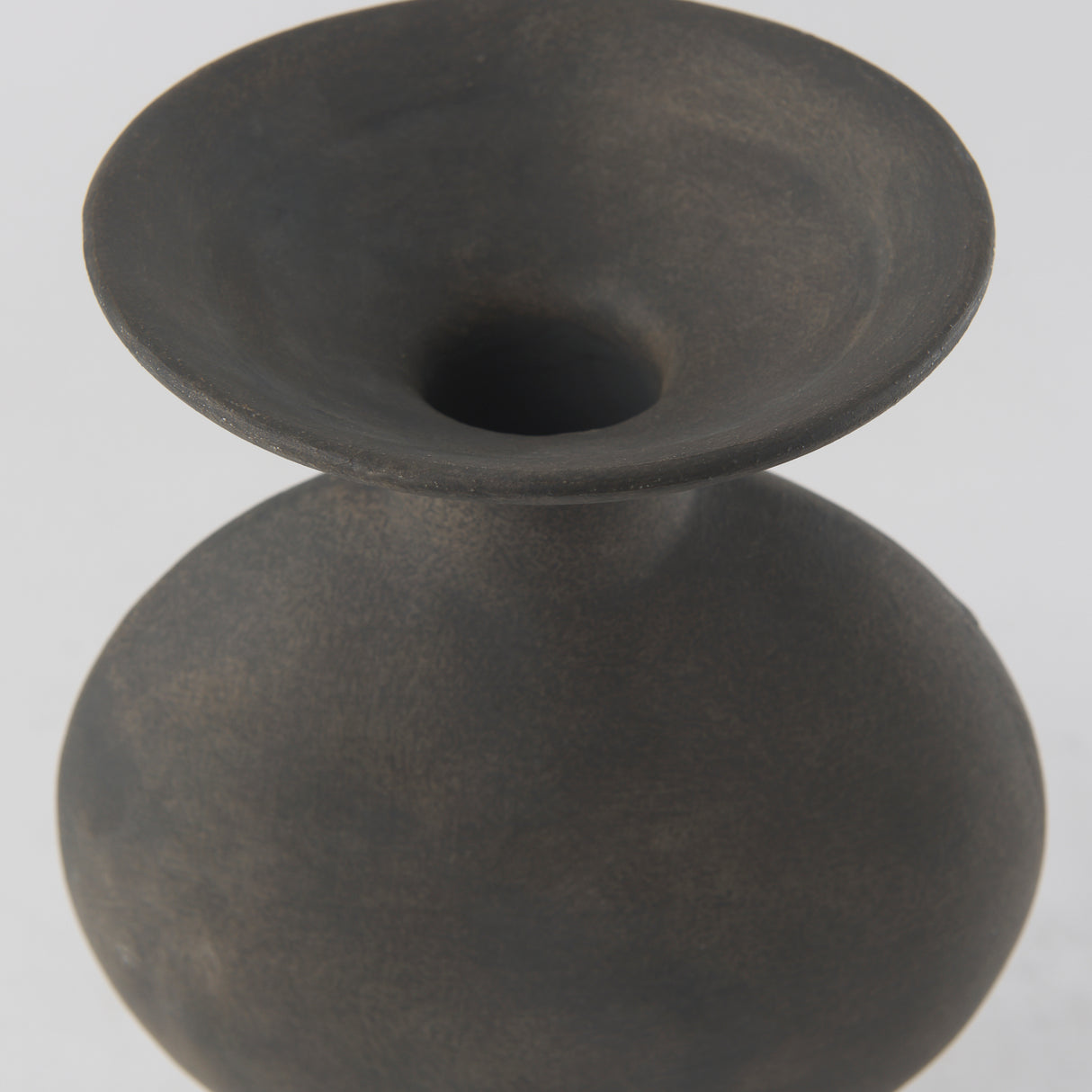 Kaz 6.7L x 5.5W x 11.2H Earthy Brown Ceramic Vase from Mercana - Luna Furniture