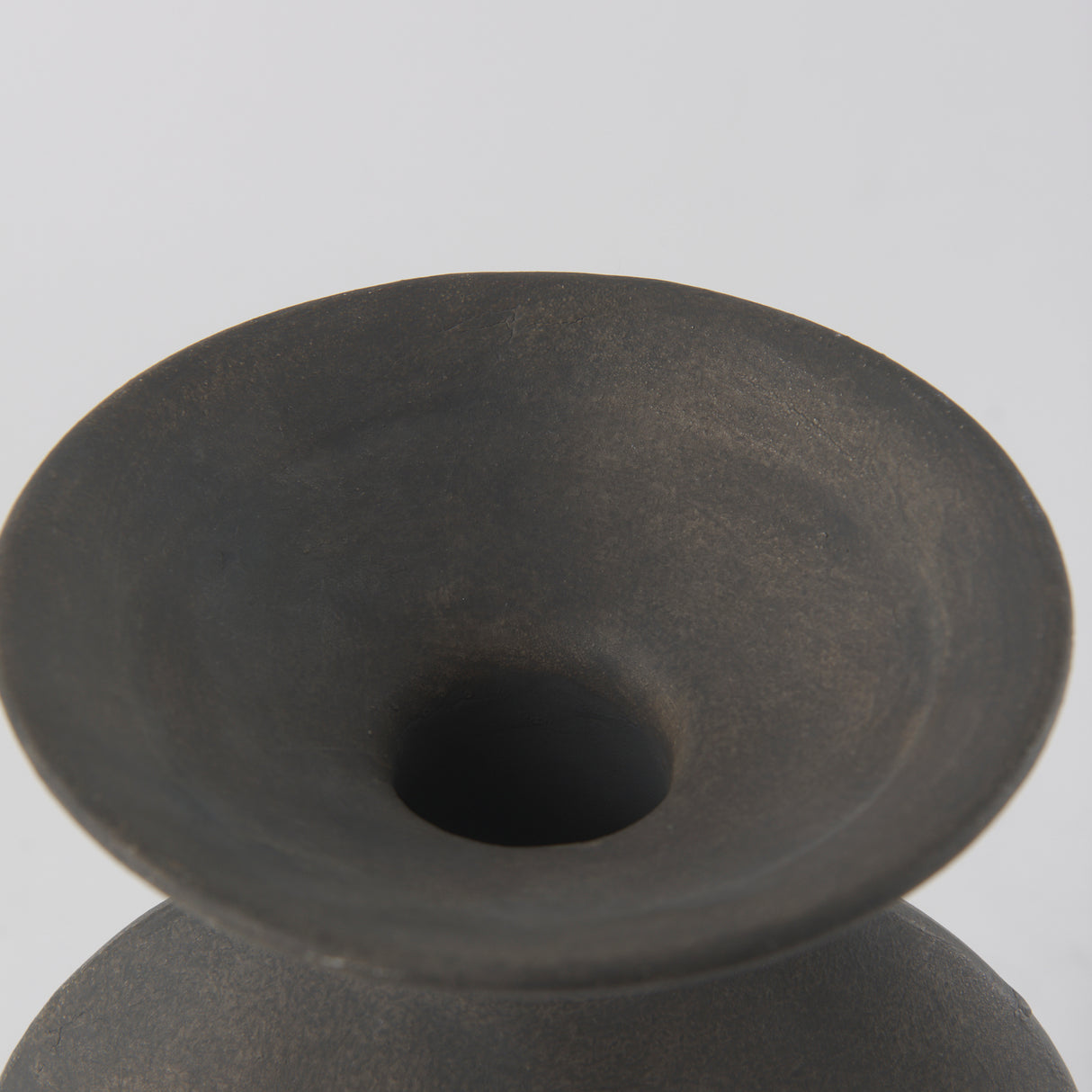 Kaz 6.7L x 5.5W x 11.2H Earthy Brown Ceramic Vase from Mercana - Luna Furniture