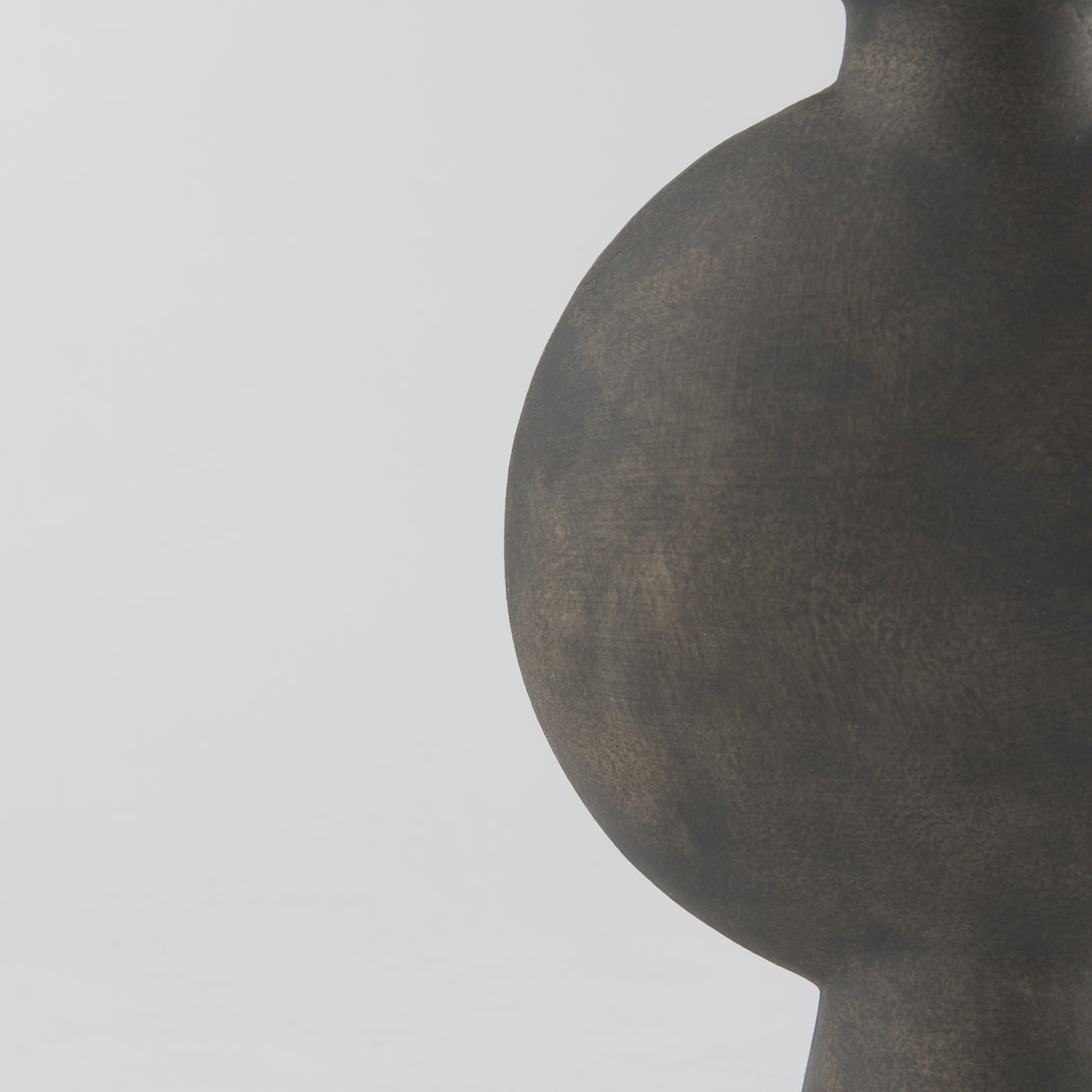 Kaz 6.7L x 5.5W x 11.2H Earthy Brown Ceramic Vase from Mercana - Luna Furniture