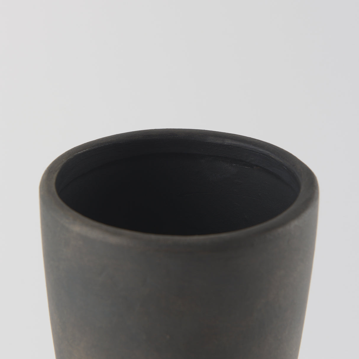 Kaz 8.3L x 3.9W x 16.7H Earthy Brown Ceramic Vase from Mercana - Luna Furniture