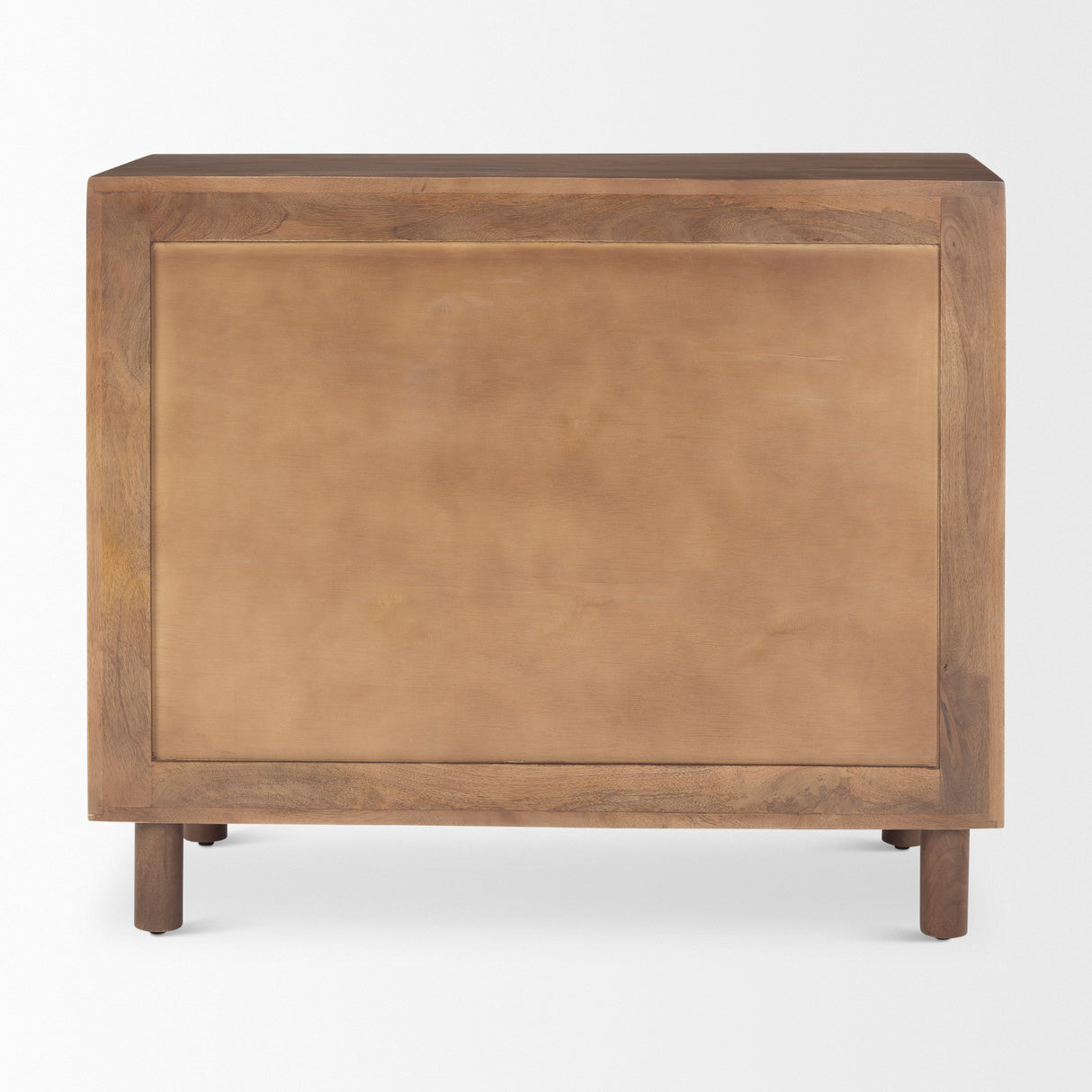 Astrid 36L x 17W x 30.3H Medium Brown Solid Wood 3 Drawer Cabinet from Mercana - Luna Furniture