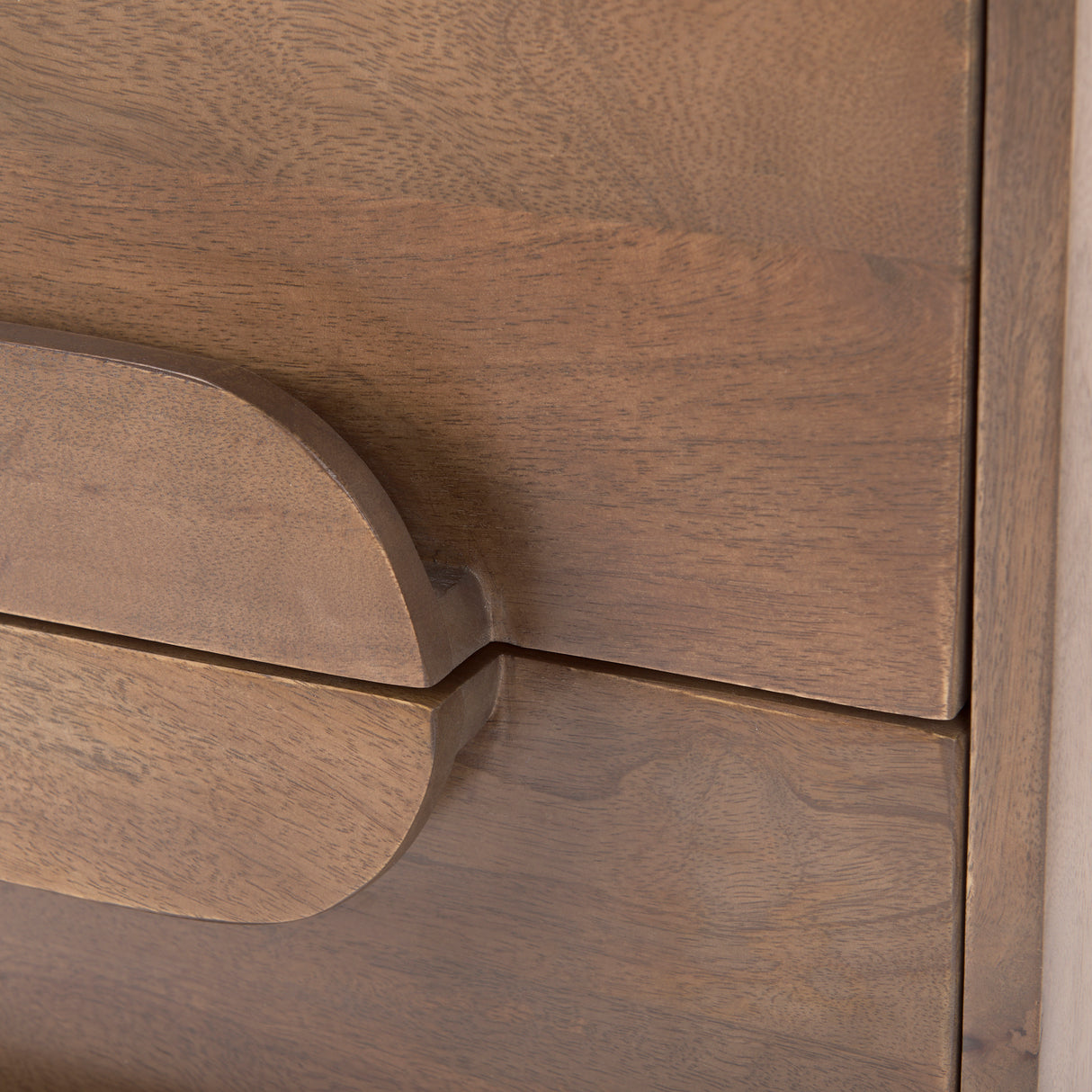 Astrid 36L x 17W x 30.3H Medium Brown Solid Wood 3 Drawer Cabinet from Mercana - Luna Furniture