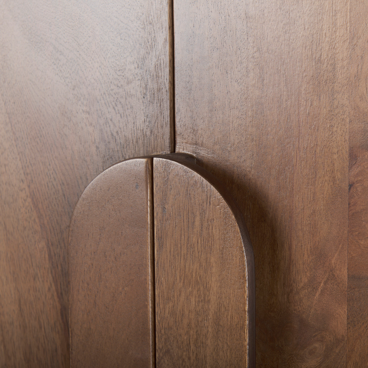 Astrid 36.0L x 17.0W x 70.0H Medium Brown Solid Wood Armoire from Mercana - Luna Furniture