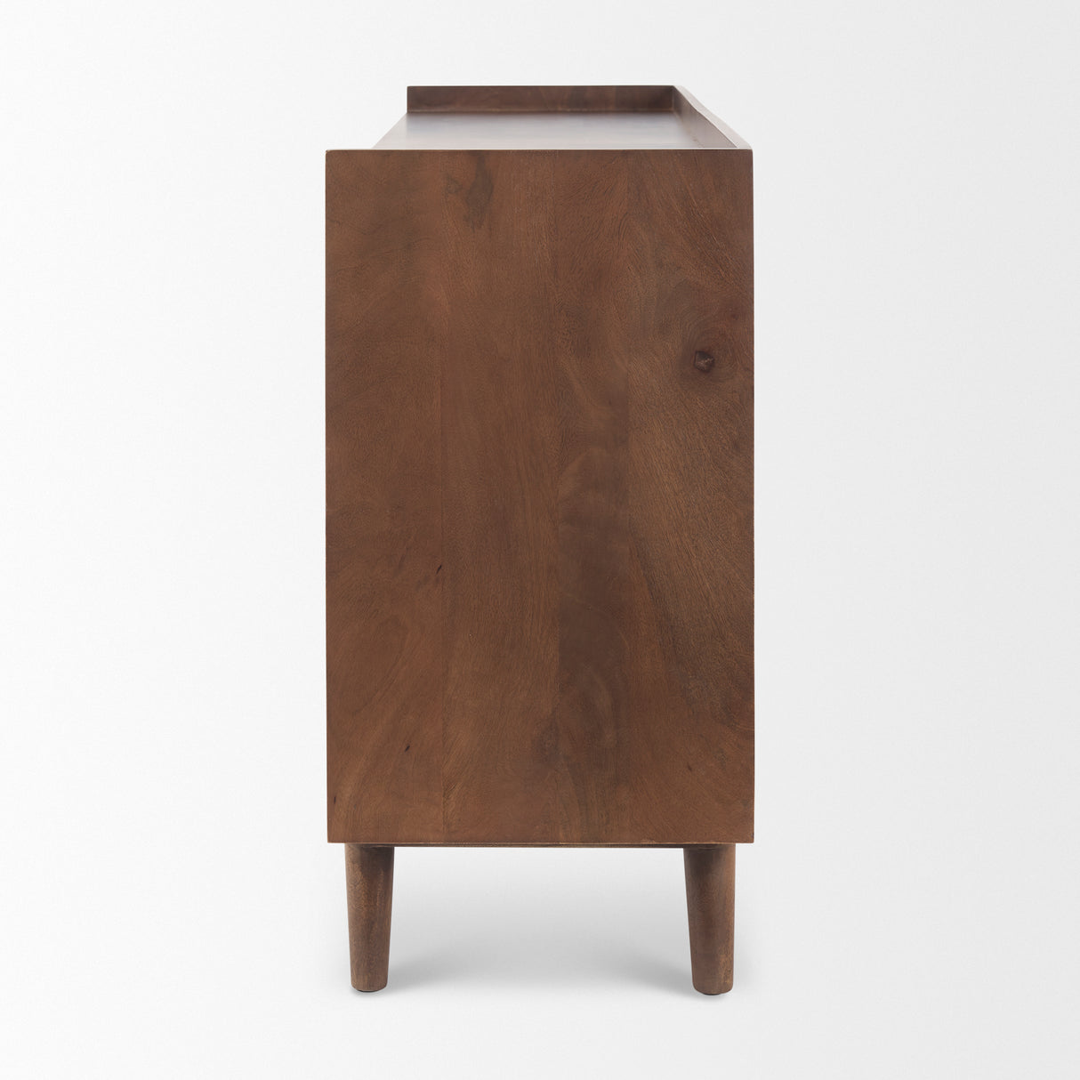Lillie Medium Brown Wood 4 Door Tray Top Sideboard from Mercana - Luna Furniture