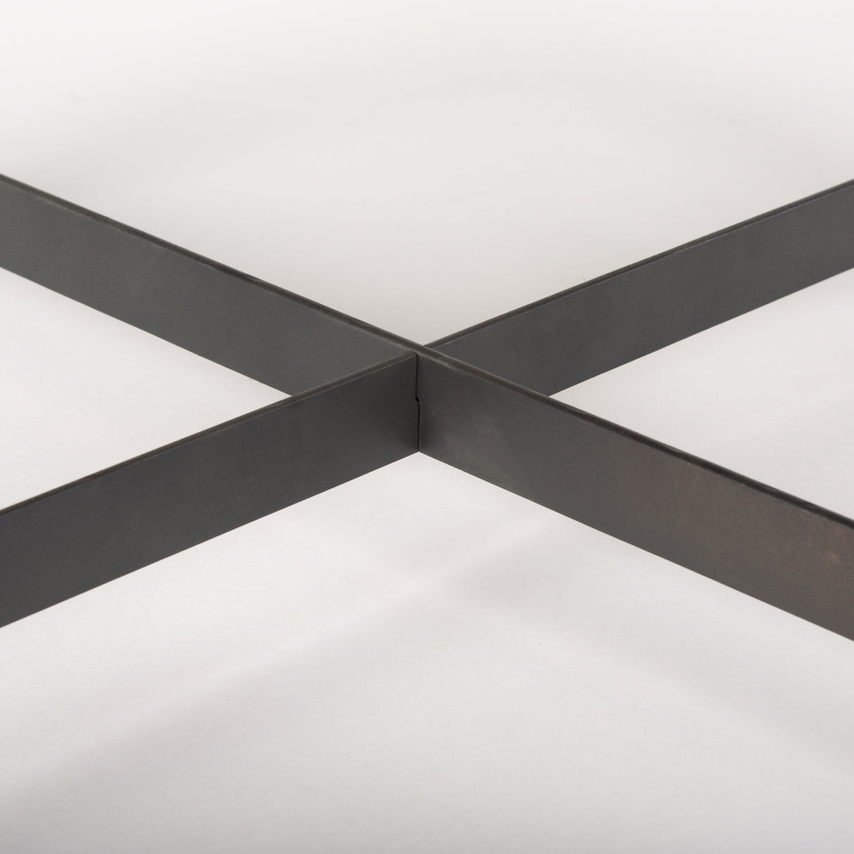 Marquisa 34.25L x 34.25W x 16.5H Small Brown Wood w/ Black Metal Coffee Table from Mercana - Luna Furniture