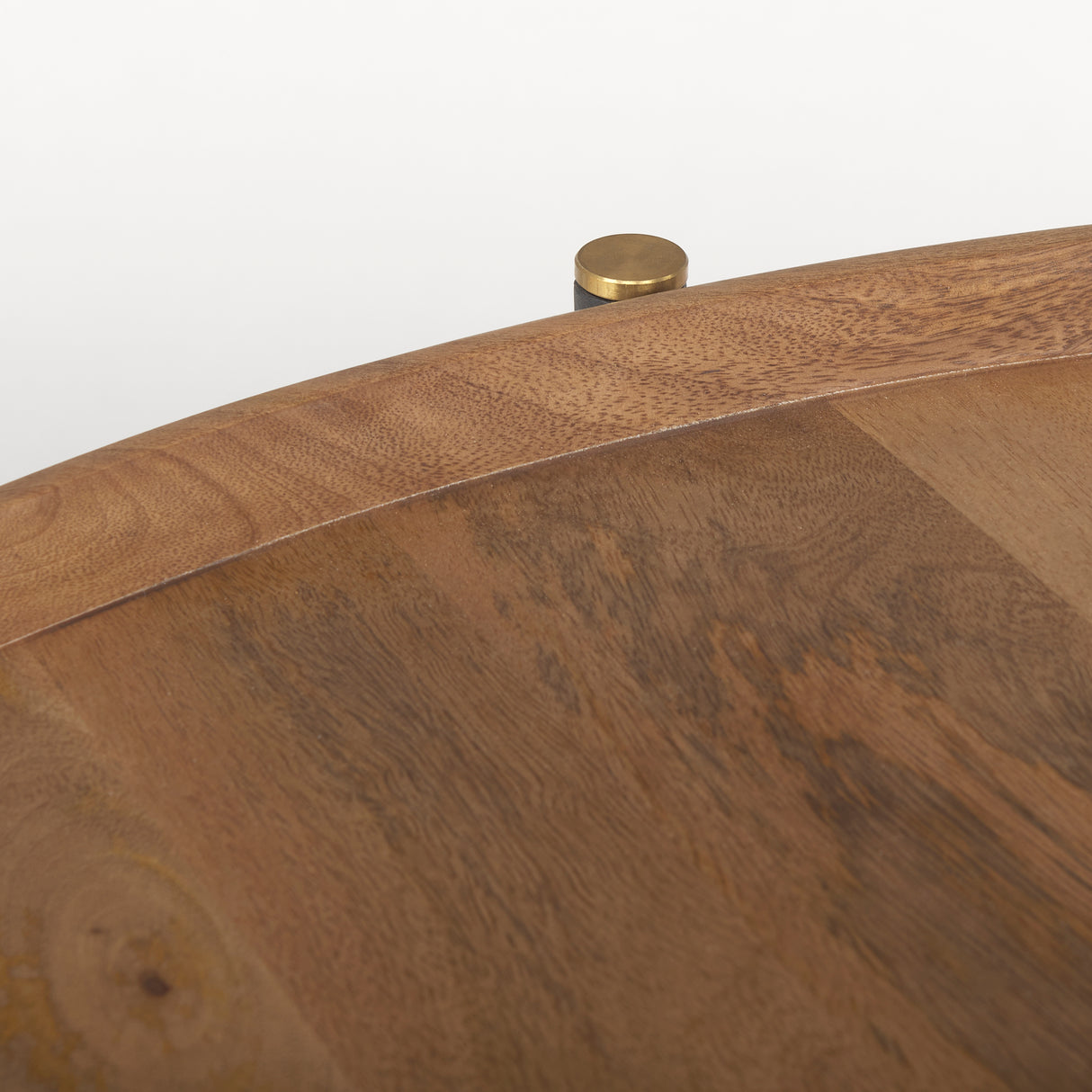 Marquisa Medium Brown Wood W/Black Metal Large Coffee Table from Mercana - Luna Furniture