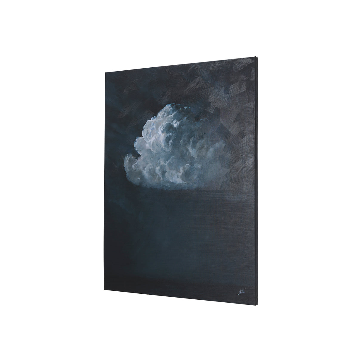 Night cloud I by Mercana Studio a Hand Embellished Textured Canvas from Mercana - Luna Furniture