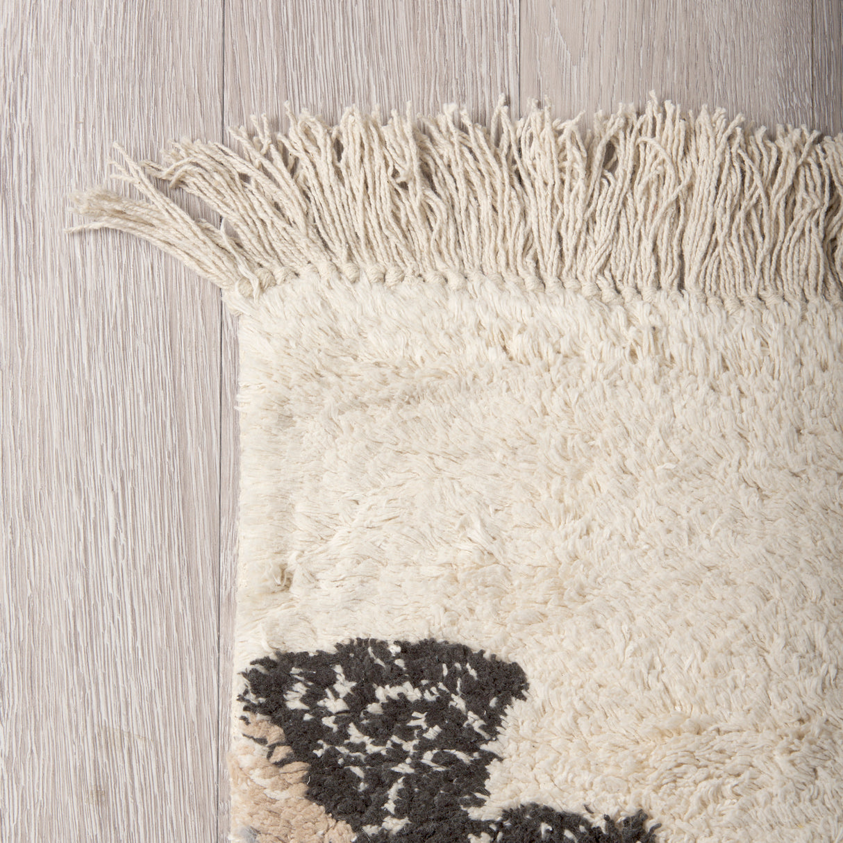 Carla 5x8 Earthy Neutrals Patterned Cotton Area Rug from Mercana - Luna Furniture