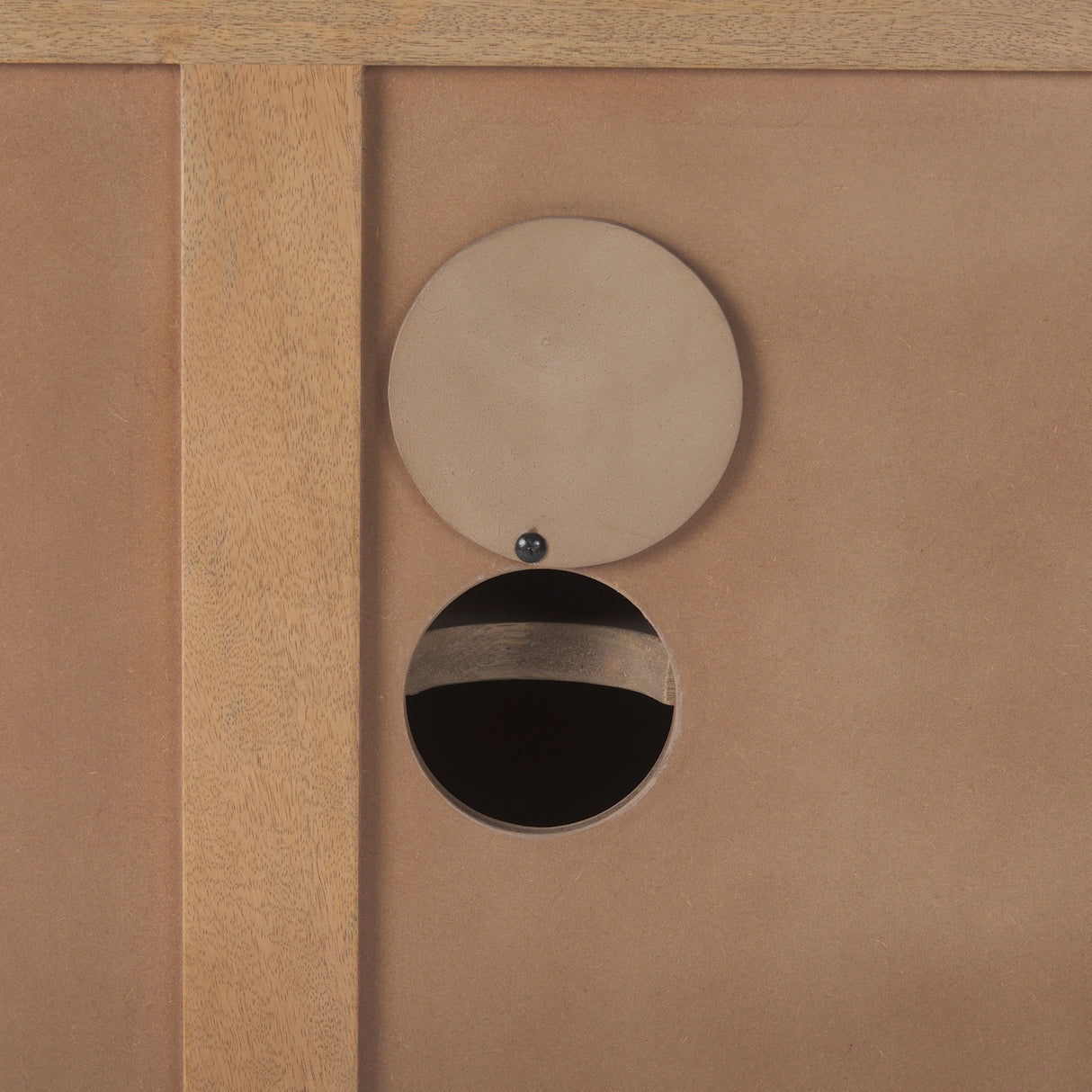 Sable 37.0L x 17.0W x 30.5H Light Brown Wood Accent Cabinet from Mercana - Luna Furniture