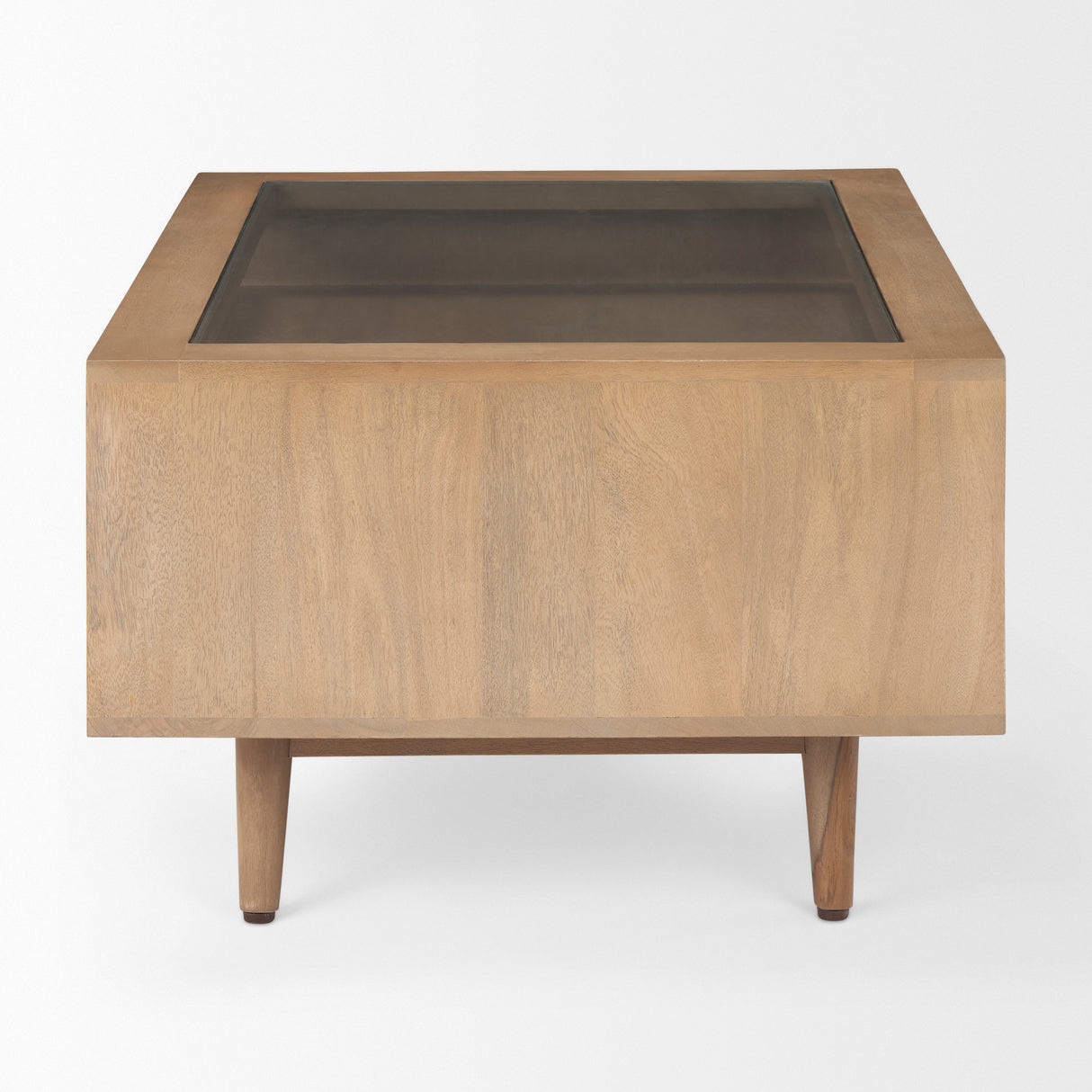 Sable 38.0L x 27.0W x 18.0H Light Brown Wood Coffee Table from Mercana - Luna Furniture