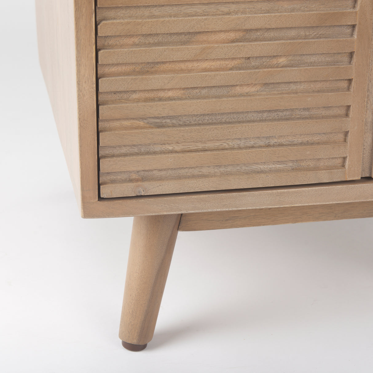 Sable 19.0L x 19.0W x 21.5H Light Brown Wood Side Table from Mercana - Luna Furniture