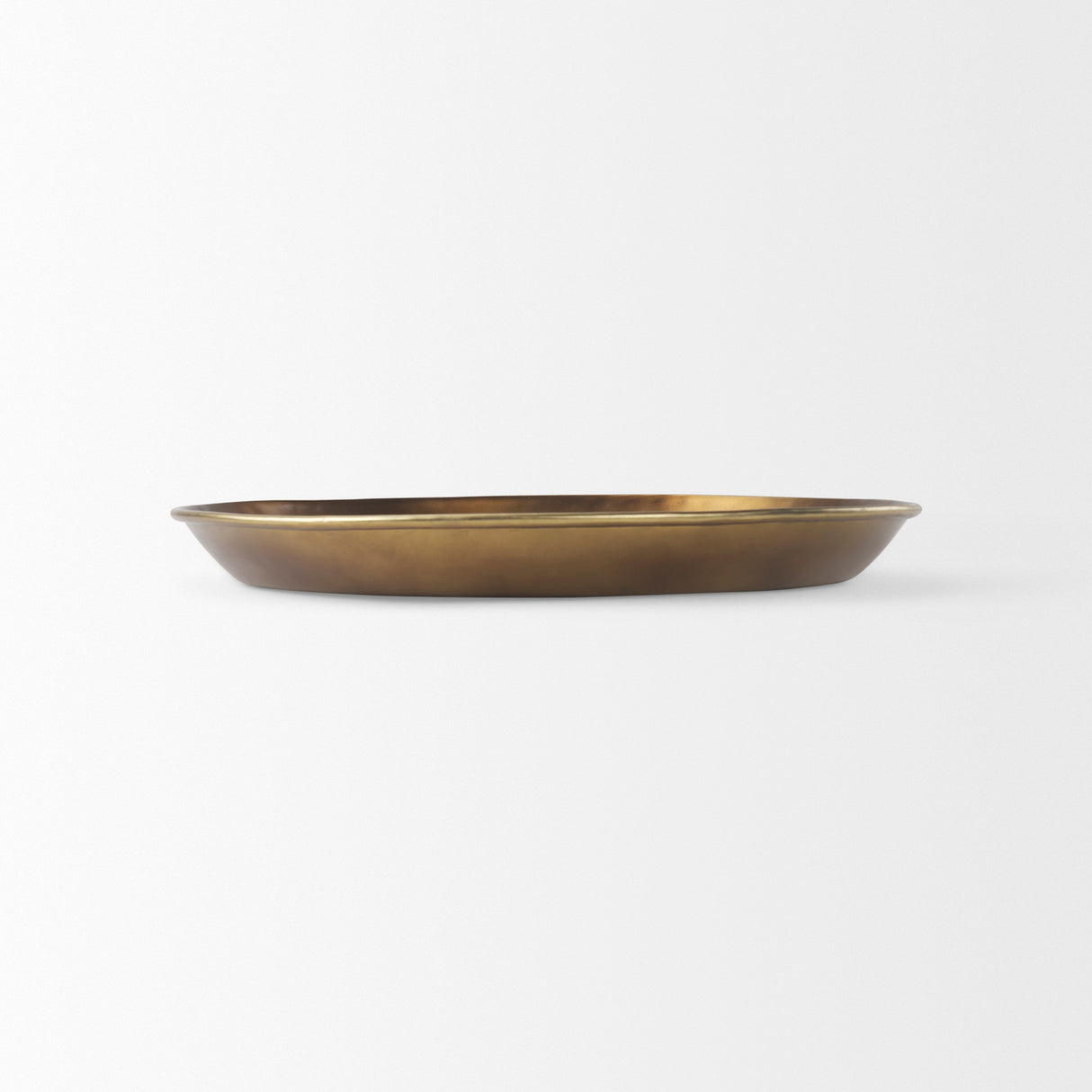 Eagan 20.0L x 20.0W x 1.8H Brass Aluminium Tray Medium from Mercana - Luna Furniture