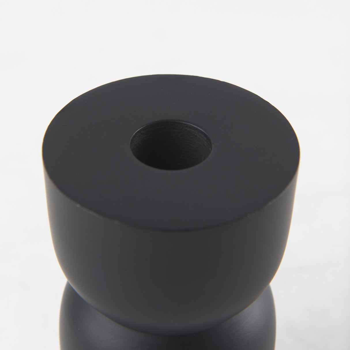 Malta Small Black Metal Candle Holder from Mercana - Luna Furniture